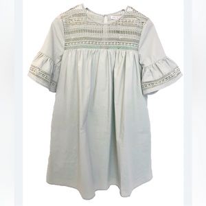English Factory Dress in sage. Size M.